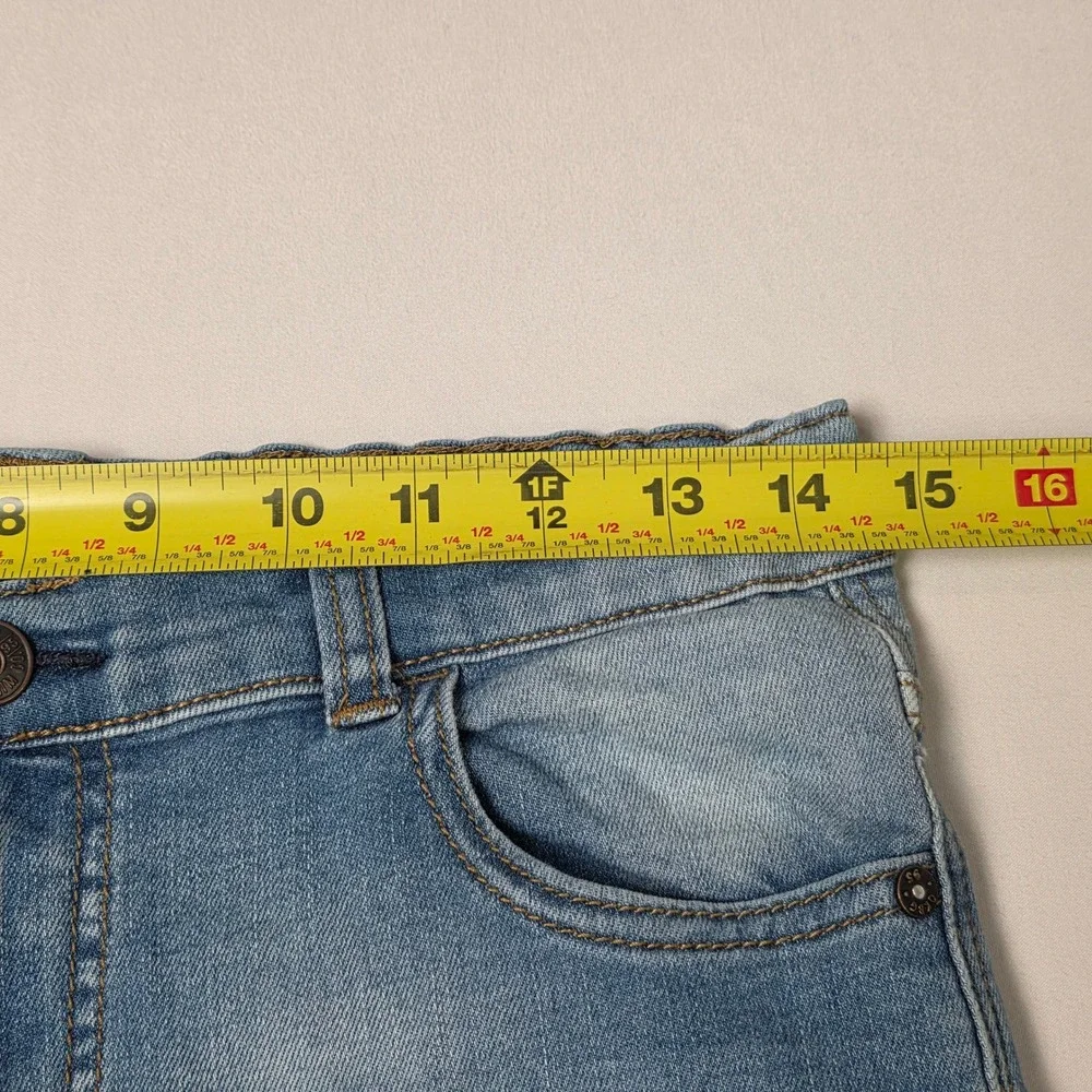 OshKosh B'gosh‎ Jeans Boys Size 14 Blue Straight Leg Distressed Stretch